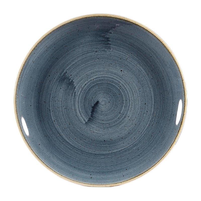 Assiettes rondes Churchill Stonecast Blueberry 217mm (Lot de 12) - Gastronoble - DW352