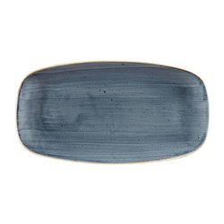 Assiettes oblongues Churchill Stonecast Blueberry 153 x 298mm (Lot de 12) - Gastronoble - DW356