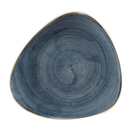 Assiettes triangulaires Churchill Stonecast Blueberry 229mm (Lot de 12) - Gastronoble - DW363