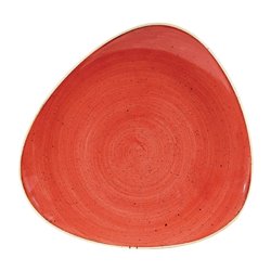 Assiettes triangulaires Churchill Stonecast Berry Red 265mm (Lot de 12) - Gastronoble - DW367