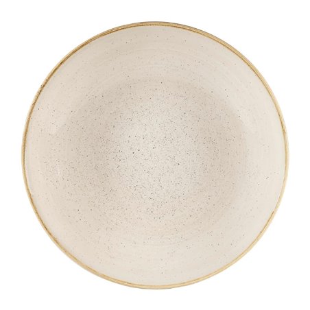 Assiettes coupes rondes Churchill Stonecast Nutmeg Cream 310mm (Lot de 6) - Gastronoble - DW374