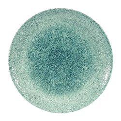 Assiettes rondes Churchill Studio Prints Raku Jade Green 260mm (Lot de 12) - Gastronoble - DW400