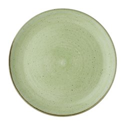 Assiettes avec rebord Churchill Stonecast Sage Green 288mm (Lot de 12) - Gastronoble - DX005