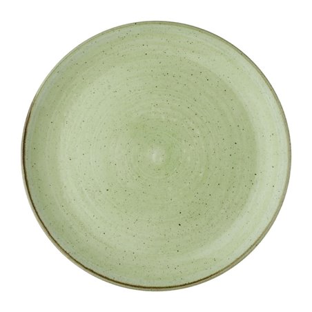Assiettes avec rebord Churchill Stonecast Sage Green 288mm (Lot de 12) - Gastronoble - DX005