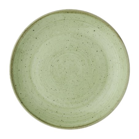 Assiettes avec rebord Churchill Stonecast Sage Green 165mm (Lot de 12) - Gastronoble - DX008