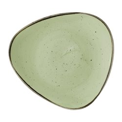 Assiettes triangulaires Churchill Stonecast Sage Green 265mm (Lot de 12) - Gastronoble - DX011