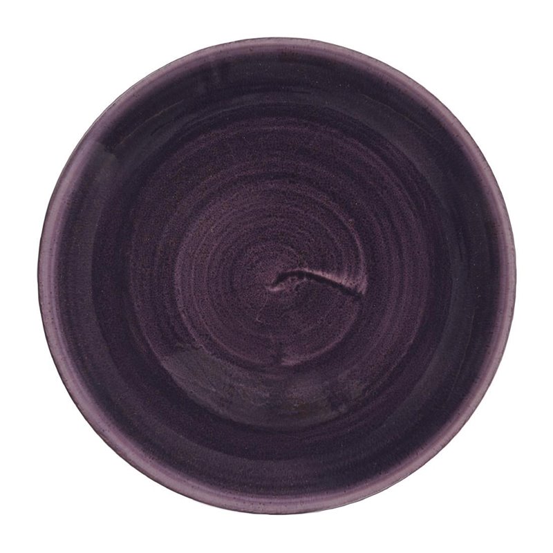 Assiettes rondes Churchill Stonecast Patina Purple 217mm (Lot de 12) - Gastronoble - DX060