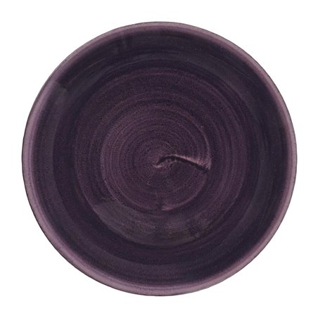 Assiettes rondes Churchill Stonecast Patina Purple 217mm (Lot de 12) - Gastronoble - DX060