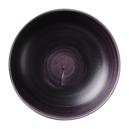 Assiettes coupes rondes Churchill Stonecast Patina Purple 248mm (Lot de 12) - Gastronoble - DX062