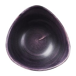 Bols triangulaires Churchill Stonecast Patina Purple 235mm (Lot de 12) - Gastronoble - DX066