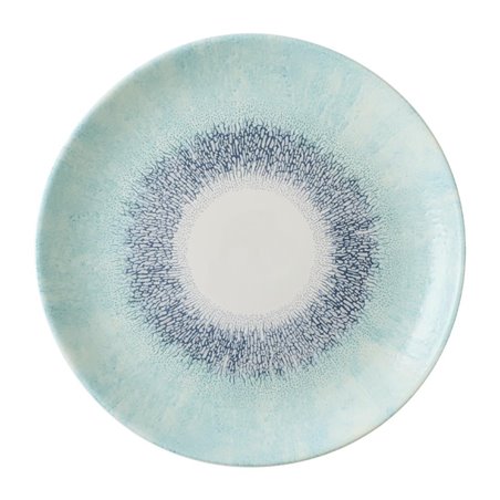 Assiettes rondes Churchill Studio Prints Fusion Blue 288mm (Lot de 12) - Gastronoble - DX073
