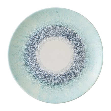 Assiettes rondes Churchill Studio Prints Fusion Blue 260mm (Lot de 12) - Gastronoble - DX074
