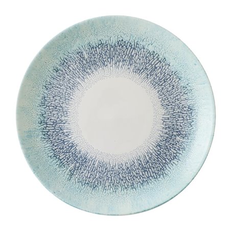 Assiettes rondes Churchill Studio Prints Fusion Blue 217mm (Lot de 12) - Gastronoble - DX075