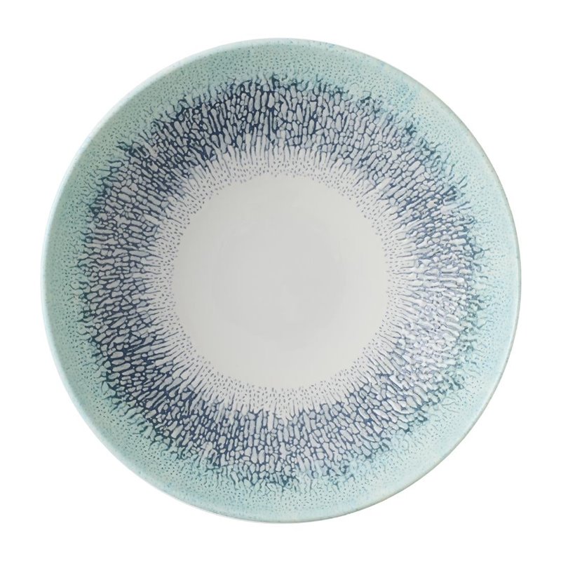 Assiettes coupes rondes Churchill Studio Prints Fusion Blue 182mm (Lot de 12) - Gastronoble - DX077