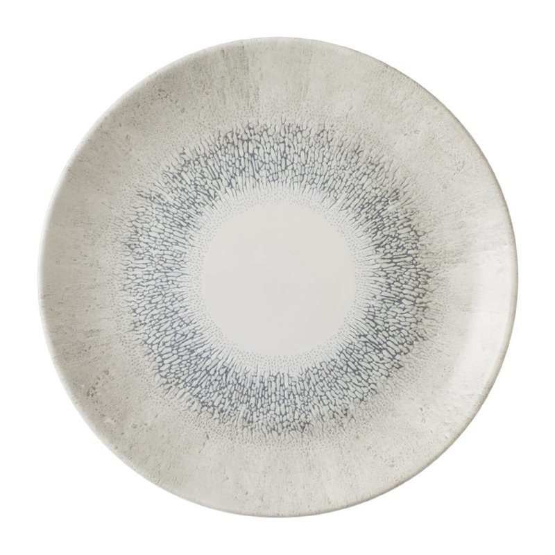 Assiettes rondes Churchill Studio Prints Fusion Grey 260mm (Lot de 12) - Gastronoble - DX079