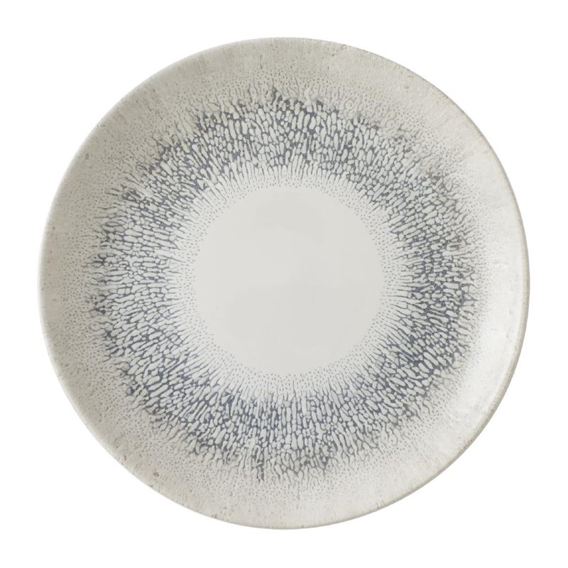 Assiettes rondes Churchill Studio Prints Fusion Grey 217mm (Lot de 12) - Gastronoble - DX080