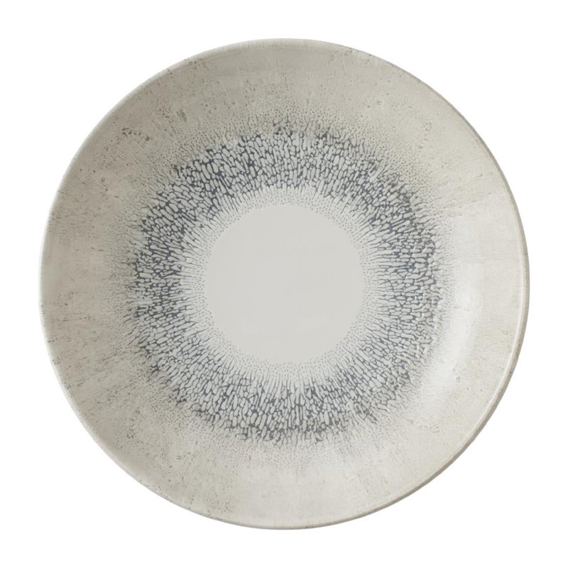 Assiettes coupes rondes Churchill Studio Prints Fusion Grey 248mm (Lot de 12) - Gastronoble - DX081