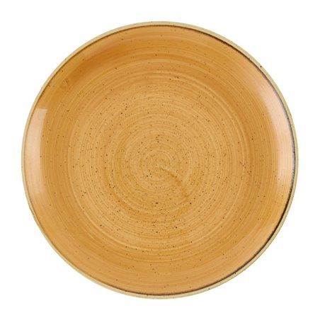 Assiettes avec rebord Churchill Stonecast Tangerine 288mm (Lot de 12) - Gastronoble - DX772
