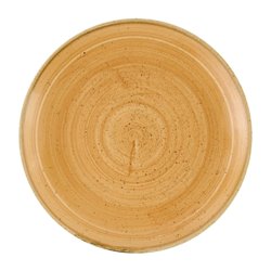 Assiettes avec rebord Churchill Stonecast Tangerine 217mm (Lot de 12) - Gastronoble - DX774