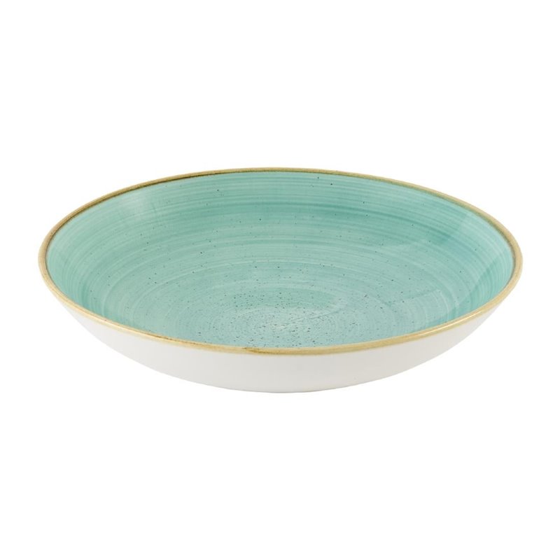 Assiettes coupes rondes Churchill Stonecast Mint 248mm (Lot de 12) - Gastronoble - DX787