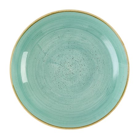 Assiettes coupes rondes Churchill Stonecast Mint 182mm (Lot de 12) - Gastronoble - DX788