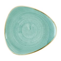 Assiettes triangulaires Churchill Stonecast Mint 229mm (Lot de 12) - Gastronoble - DX789