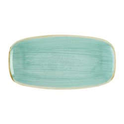Assiettes oblongues Churchill Stonecast Mint No. 3 (298 x 153mm) (Lot de 12) - Gastronoble - DX793