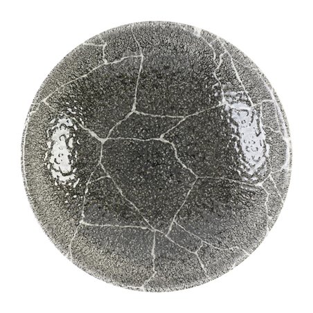 Assiettes coupes rondes Churchill Studio Prints Kintsugi Quartz Black 182mm (Lot de 12) - Gastronoble - DX809