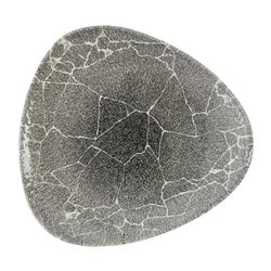 Assiettes triangulaires Churchill Studio Prints Kintsugi Quartz Black 265mm (Lot de 12) - Gastronoble - DX810