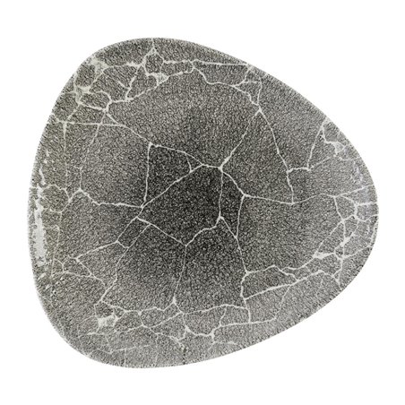 Assiettes triangulaires Churchill Studio Prints Kintsugi Quartz Black 265mm (Lot de 12) - Gastronoble - DX810