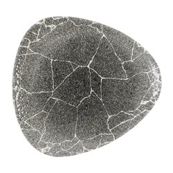 Assiettes triangulaires Churchill Studio Prints Kintsugi Quartz Black 229mm (Lot de 12) - Gastronoble - DX811