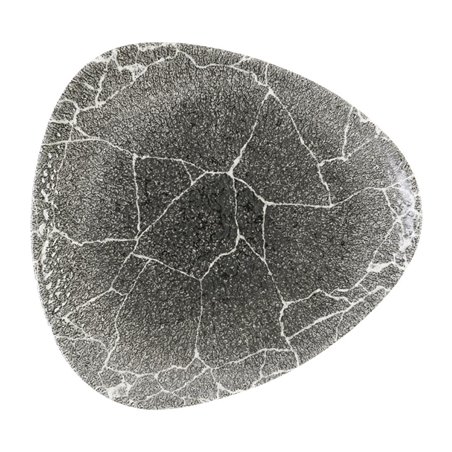 Assiettes triangulaires Churchill Studio Prints Kintsugi Quartz Black 229mm (Lot de 12) - Gastronoble - DX811