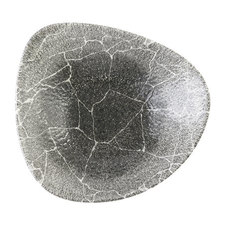 Bols triangulaires Churchill Studio Prints Kintsugi Quartz Black 235mm (Lot de 12) - Gastronoble - DX812