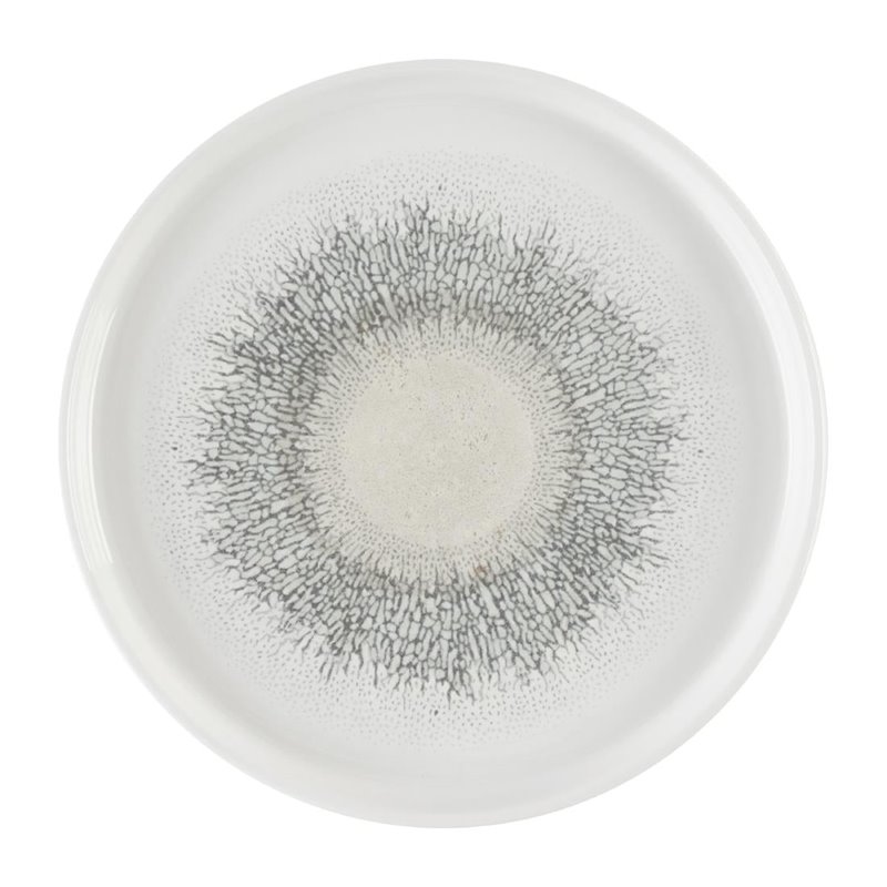 Assiettes avec rebord Churchill Studio Prints Fusion Agate Grey 210mm (Lot de 6) - Gastronoble - DX831