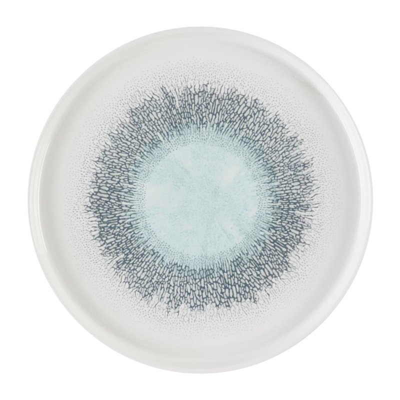 Assiettes avec rebord Churchill Studio Prints Fusion Aquamarine 260mm (Lot de 6) - Gastronoble - DX832