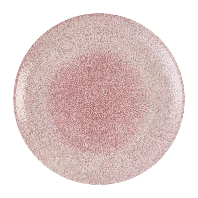 Assiettes rondes Churchill Studio Prints Raku Rose Quartz Pink 288mm (Lot de 12) - Gastronoble - DX836