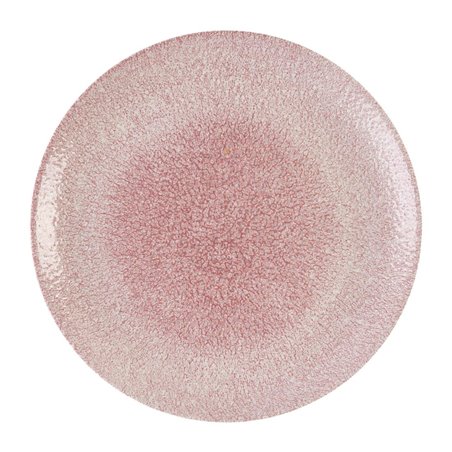 Assiettes rondes Churchill Studio Prints Raku Rose Quartz Pink 288mm (Lot de 12) - Gastronoble - DX836
