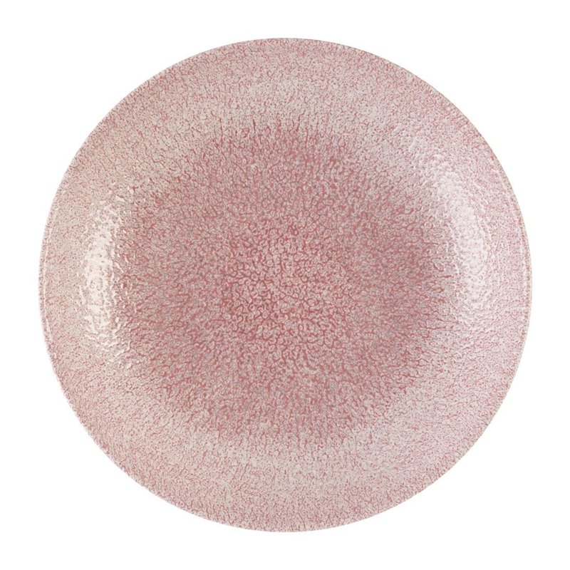 Assiettes rondes Churchill Studio Prints Raku Rose Quartz Pink 260mm (Lot de 12) - Gastronoble - DX837