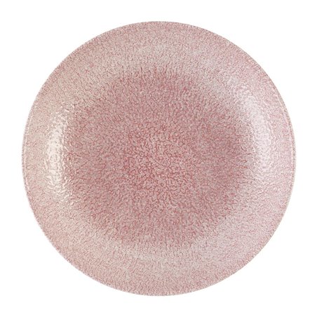 Assiettes rondes Churchill Studio Prints Raku Rose Quartz Pink 260mm (Lot de 12) - Gastronoble - DX837