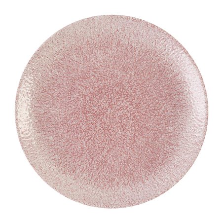 Assiettes rondes Churchill Studio Prints Raku Rose Quartz Pink 217mm (Lot de 12) - Gastronoble - DX838