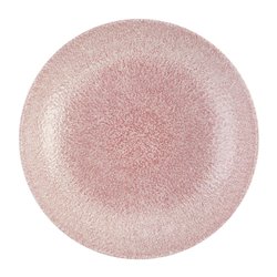 Assiettes coupes rondes Churchill Studio Prints Raku Rose Quartz Pink 248mm (Lot de 12) - Gastronoble - DX840