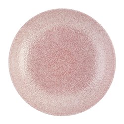 Assiettes coupe ronde Churchill Studio Prints Raku Rose Quartz Pink 182mm (Lot de 12) - Gastronoble - DX841