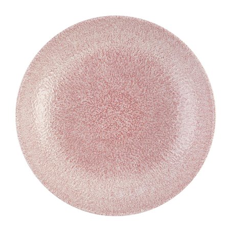 Assiettes coupe ronde Churchill Studio Prints Raku Rose Quartz Pink 182mm (Lot de 12) - Gastronoble - DX841