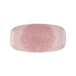 Assiettes oblongues Churchill Studio Prints Raku Rose Quartz Pink No. 4 (355 x 189mm) (Lot de 12) - Gastronoble - DX842