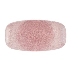 Assiettes oblongues Churchill Studio Prints Raku Rose Quartz Pink No. 3 (153 x 298mm) (Lot de 6) - Gastronoble - DX843