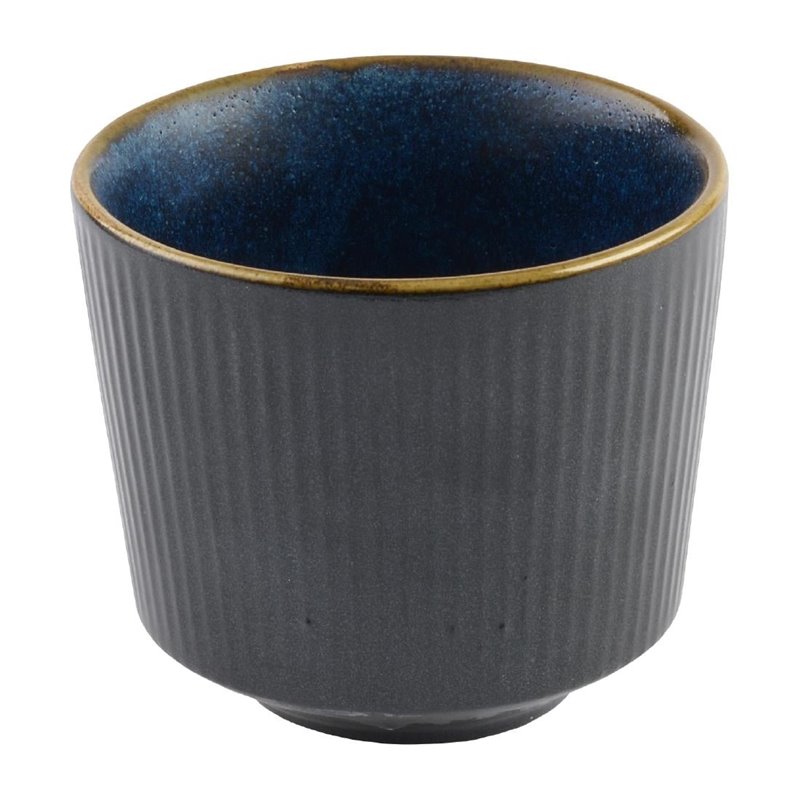 Pots &agrave; frites Churchill Nourish Tokyo Blue Kochi 81 x 95mm (Lot de 12) - Gastronoble - DX847