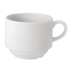 Tasses empilables Utopia Pure White 200 ml (lot de 24) - Gastronoble - DY332