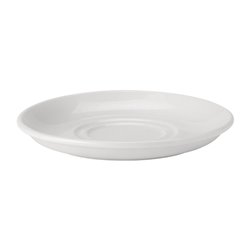 Soucoupes double puits Utopia Pure White 150 mm (lot de 24) - Gastronoble - DY334