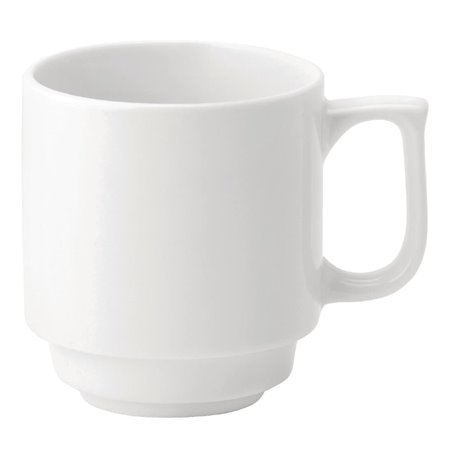 Mugs empilables Utopia Pure White 280 ml (lot de 36) - Gastronoble - DY336