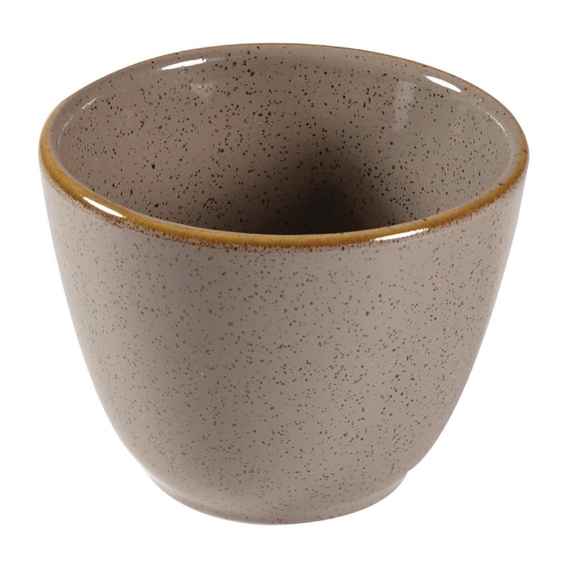 Pots &agrave; frites Churchill Stonecast Grey 100mm (Lot de 12) - Gastronoble - FA583
